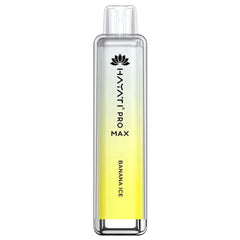 Banana Ice Zero Nicotine Hayati Crystal Pro Max 4000 Disposable Vape - Click & Vape