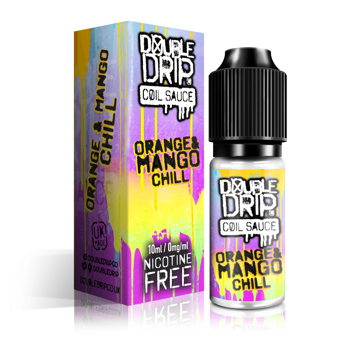 Double Drip E Liquid - Orange & Mango Chill - 10ml - Click & Vape