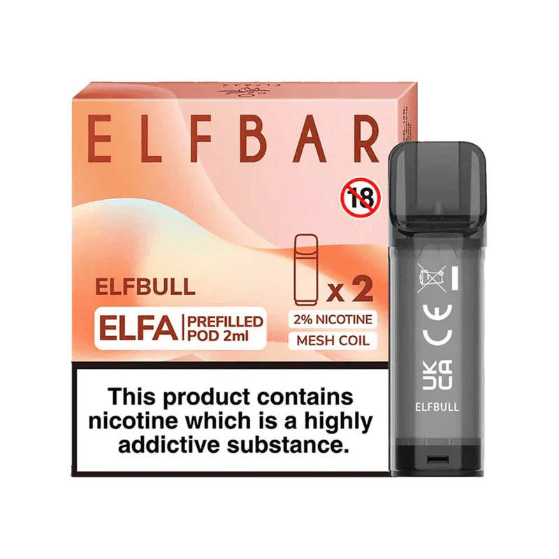 ELF BAR ELFA PRE-FILLED PODS (PACK OF 2) - Elfbull - Click & Vape