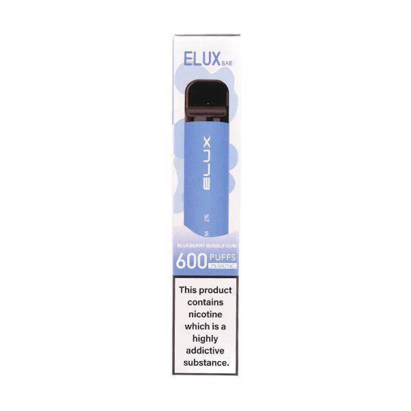 ELUX 600 PUFF BLUEBERRY BUBBLEGUM Disposable Vape - Click & Vape