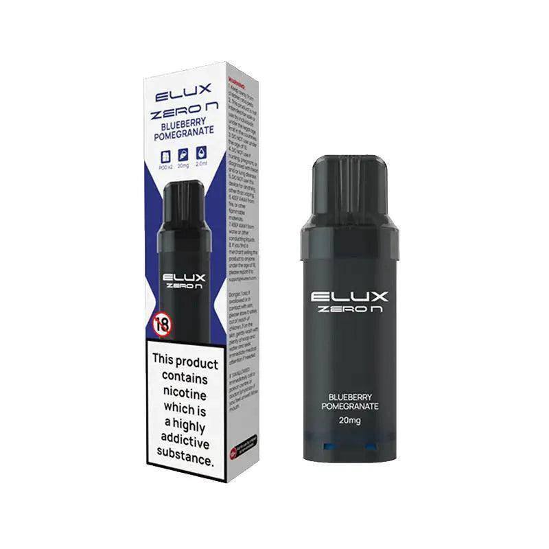 Eux Zero N Prefilled Pods - Blueberry Pomegranate - Click & Vape