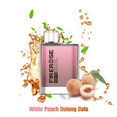 FIREROSE NOVA 600 WHITE PEACH OOLONG COLA Disposable Vape - Click & Vape