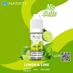 HAYATI Crystal Pro Max Nic Salts 10ml LEMON & LIME - Click & Vape