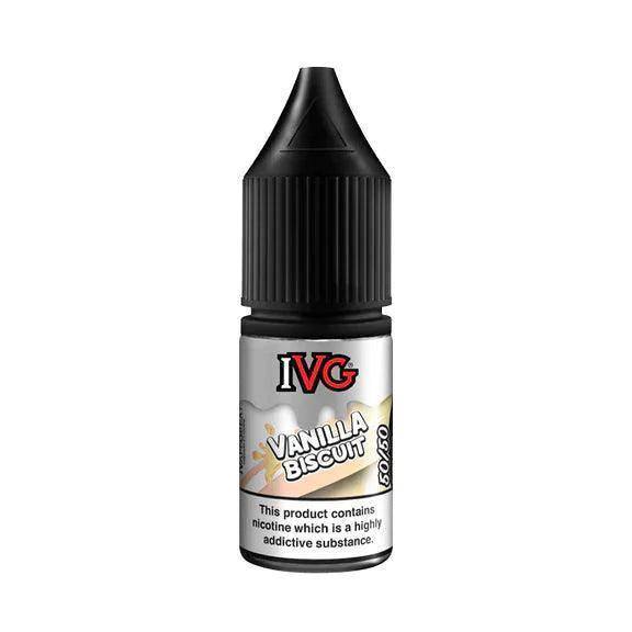 IVG VANILLA BISCUIT 50/50 10ML - Click & Vape