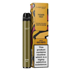 NERD BAR 650 PUFF PASSION FRUIT Disposable Vape - Click & Vape