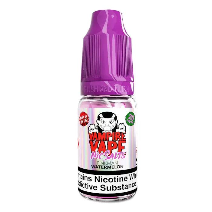Pinkman Watermelon Nic Salt E-Liquid by Vampire Vape 10ml - Click & Vape