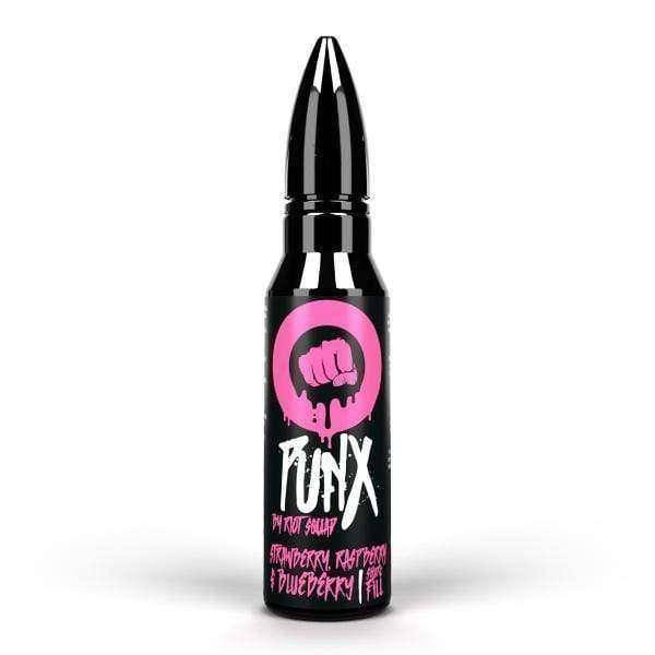 Punx By Riot Squad E Liquid Strawberry, Raspberry & Blueberry 50ml - Click & Vape