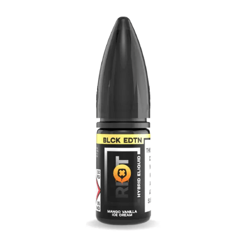 Riot Squad Nic Salt Black Edition - Mango Vanilla Ice Cream - 10ml - Click & Vape