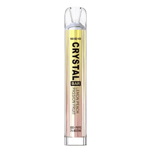 SKE CRYSTAL BAR 600 LEMON PEACH PASSION FRUIT Disposable Vape - Click & Vape