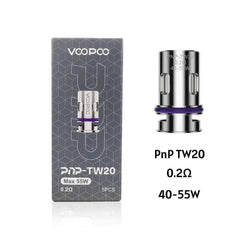 VooPoo Pnp TW Replacement Coils (Pack of 5) - Click & Vape