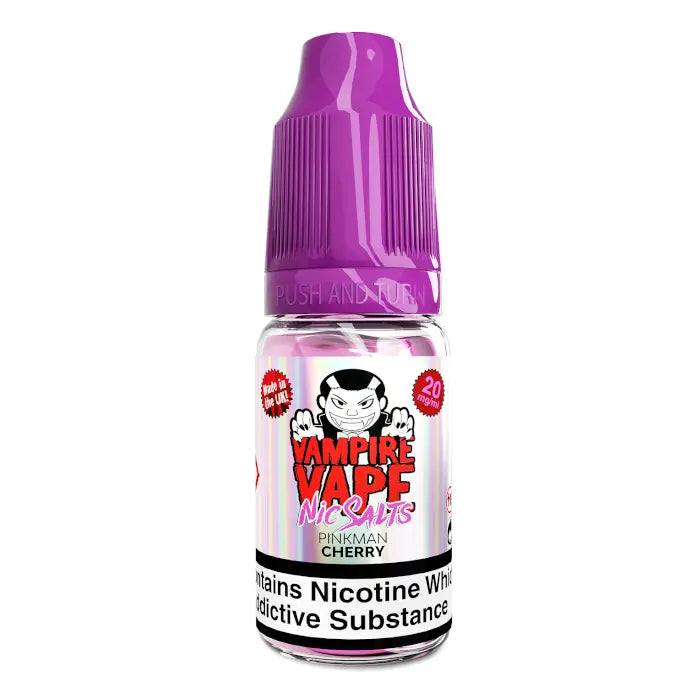 Pinkman Cherry Nic Salt E-Liquid by Vampire Vape 10ml - Click & Vape