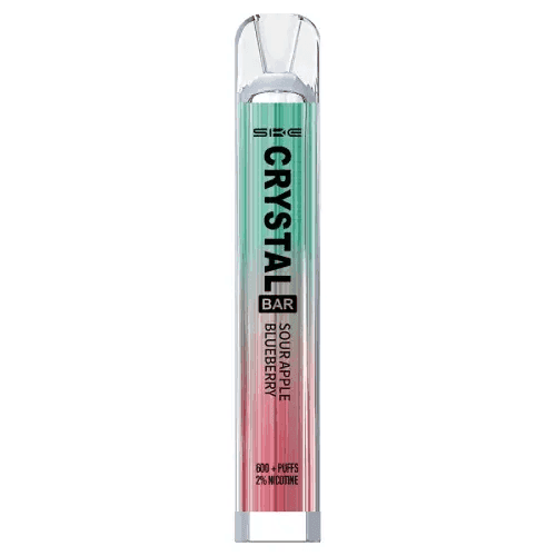 SKE CRYSTAL BAR 600 SOUR APPLE BLUEBERRY Disposable Vape - Click & Vape