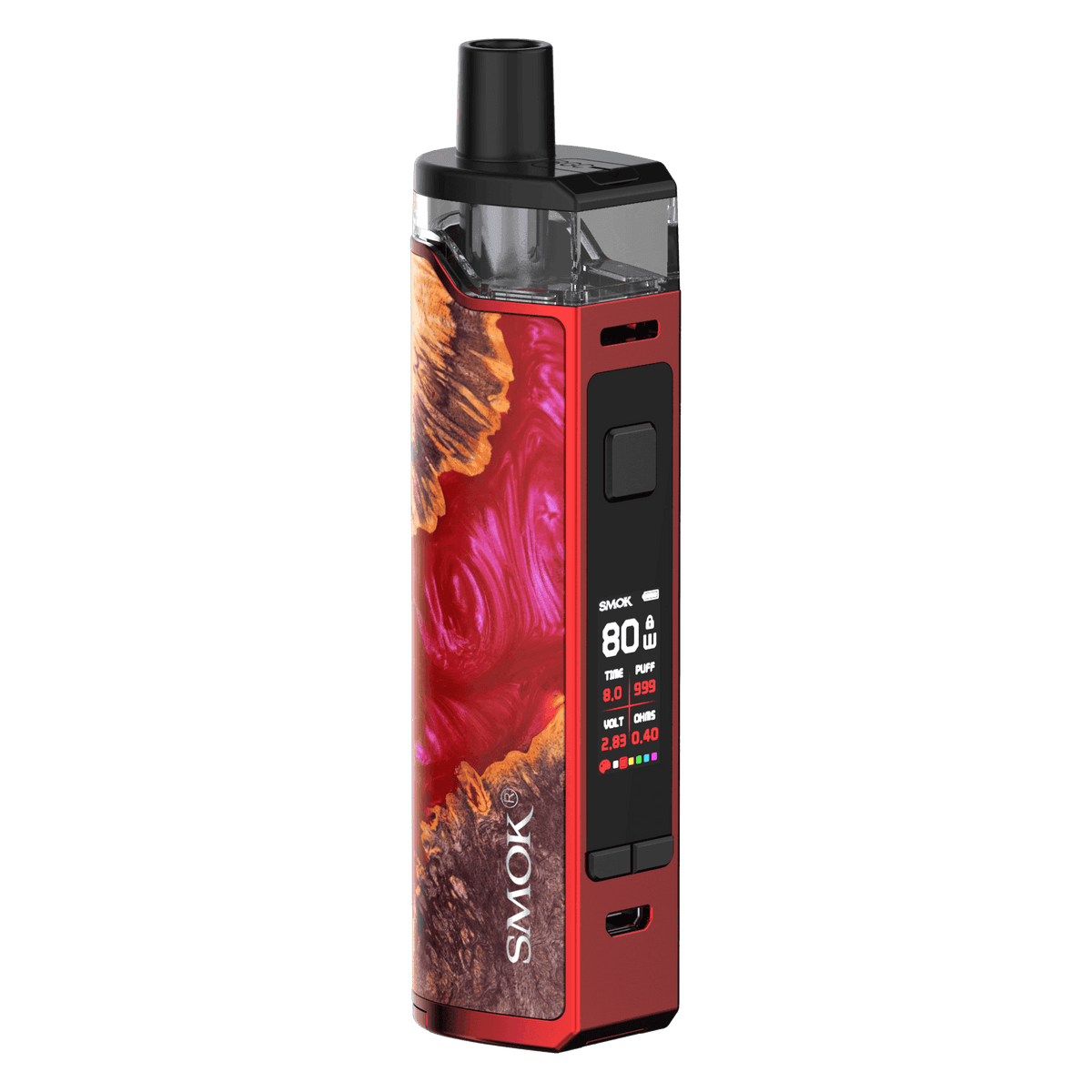 SMOK RPM80 POD PRO RED STABILIZING WOOD - Click & Vape