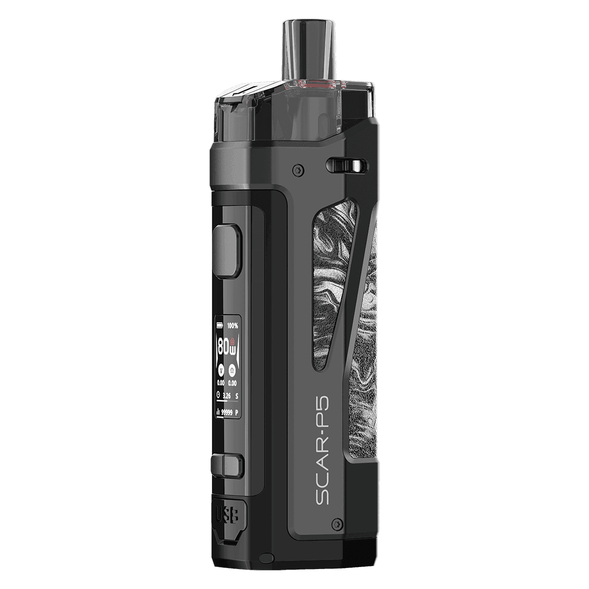 SMOK SCAR P3 POD FLUID BLACK WHITE - Click & Vape